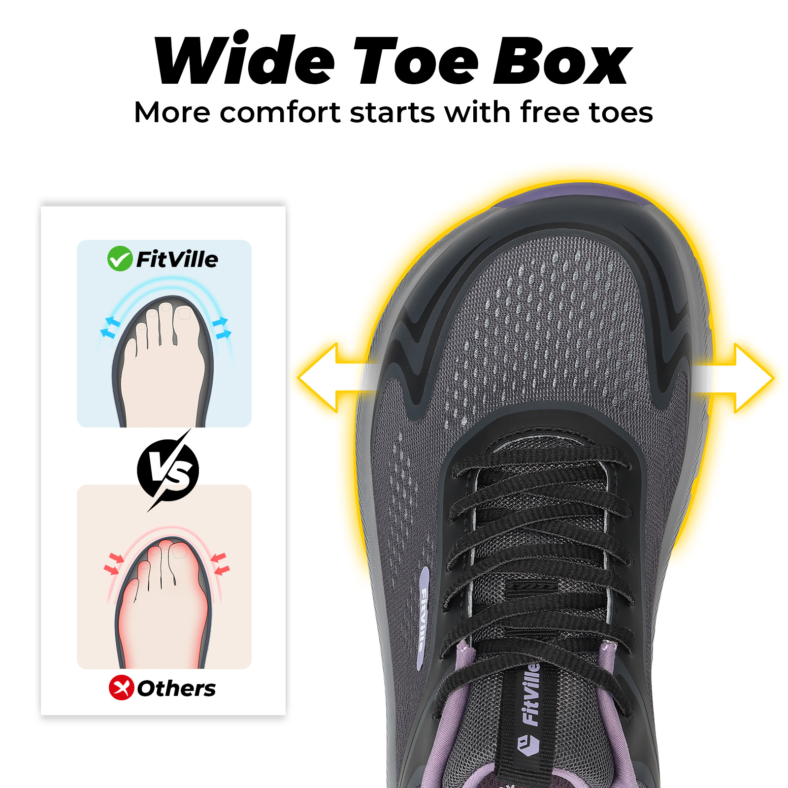 Fitville Women's Sports Shoes  - огляд і ціна Breathable Mesh Athletic Shoes