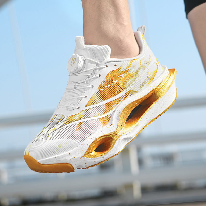 Men Carbon Plate Running Shoes - огляд і ціна Breathable Mesh Athletic Shoes