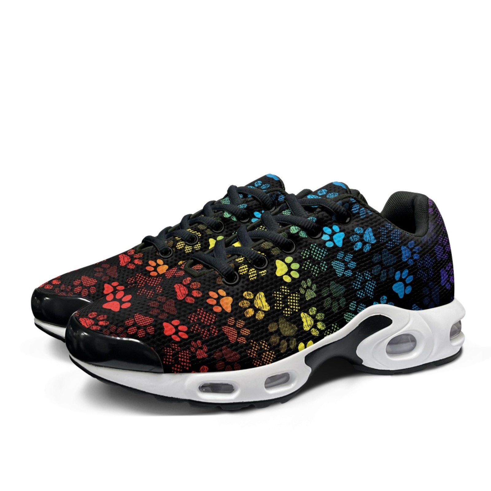 PENSTROLL Rainbow Paw Mesh Sho - огляд і ціна Air Cushion Jogger Shoes Men