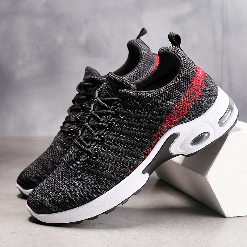 Men's Sneakers Knit Shoes Fash - огляд і ціна Knit Fabric Lace Up Sneakers